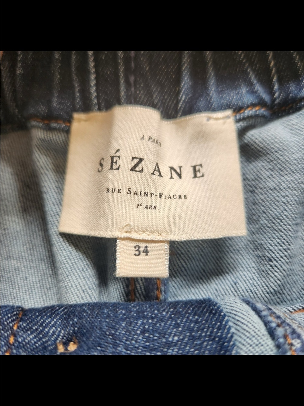 Sézane denim Ellis Shorts size XS - Picture 7 of 7